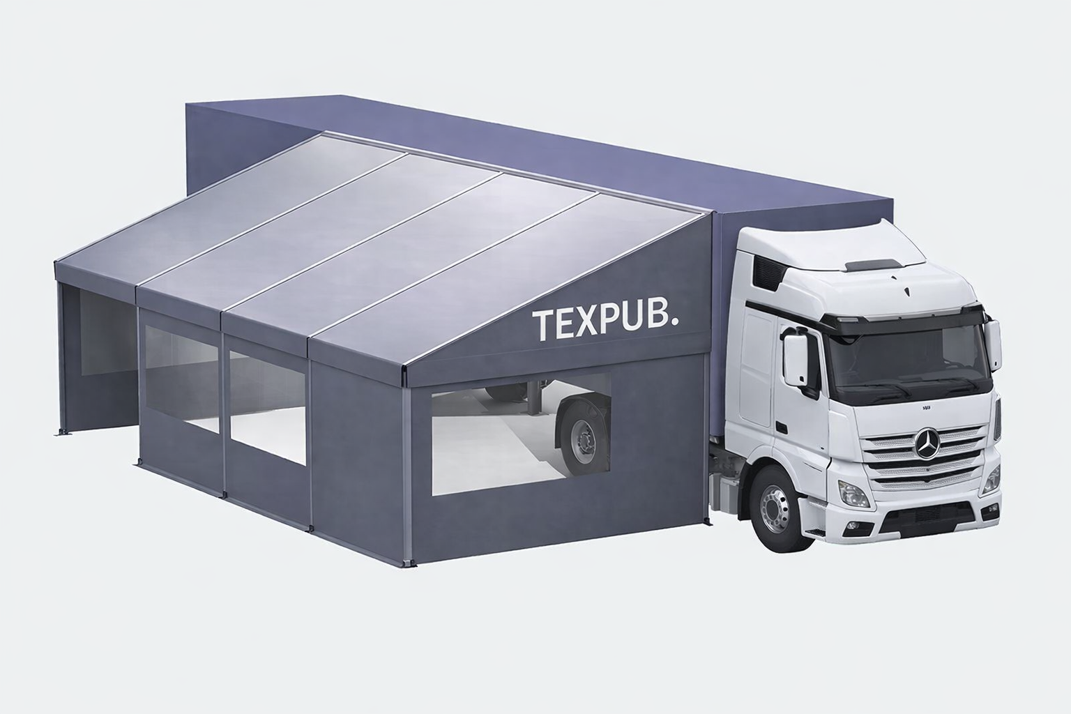 Auvent camion personnalisé